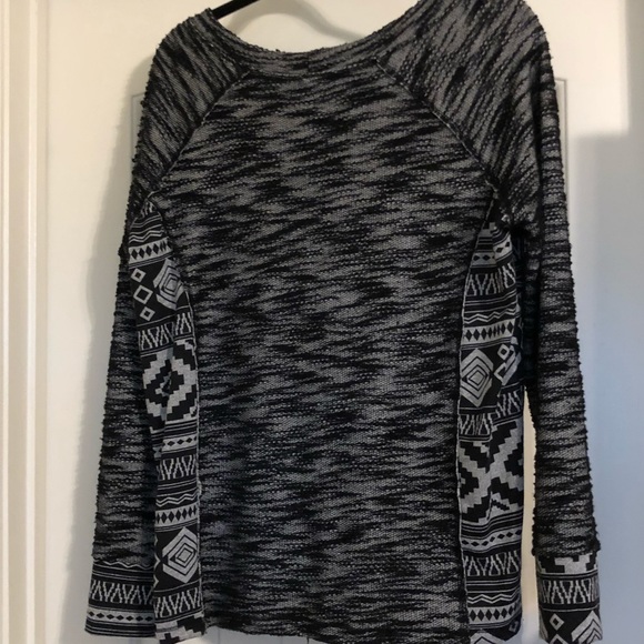 Buttons Aztec Sweater - Picture 2 of 4